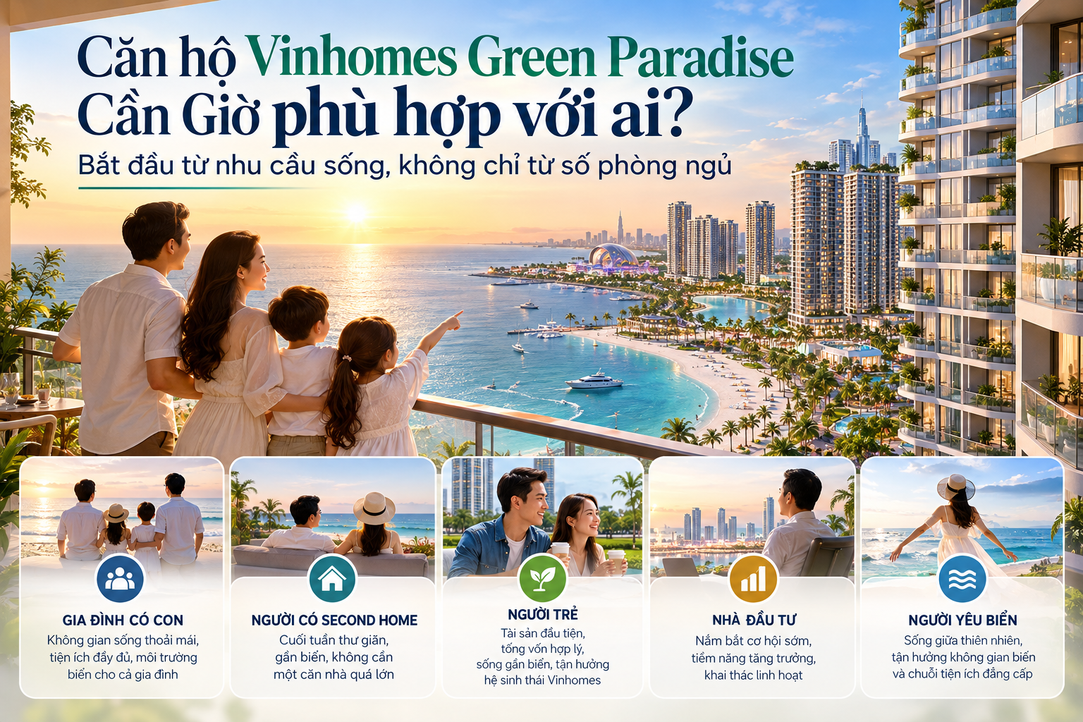 Gia đình mu can ho vinhomes Cần giờ